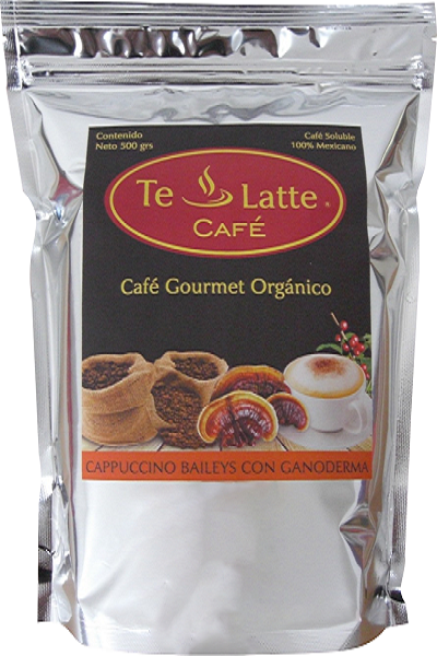 Te Latte Café - Cafe Baileys con Ganoderma lucidum, Reishi